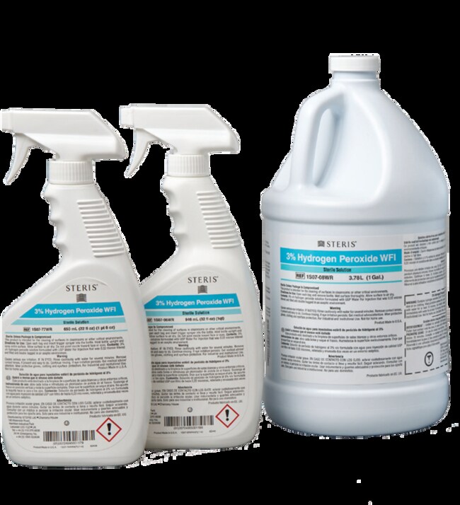 STERIS™ Hydrogen Peroxide WFI Sterile Solution Fisher Scientific